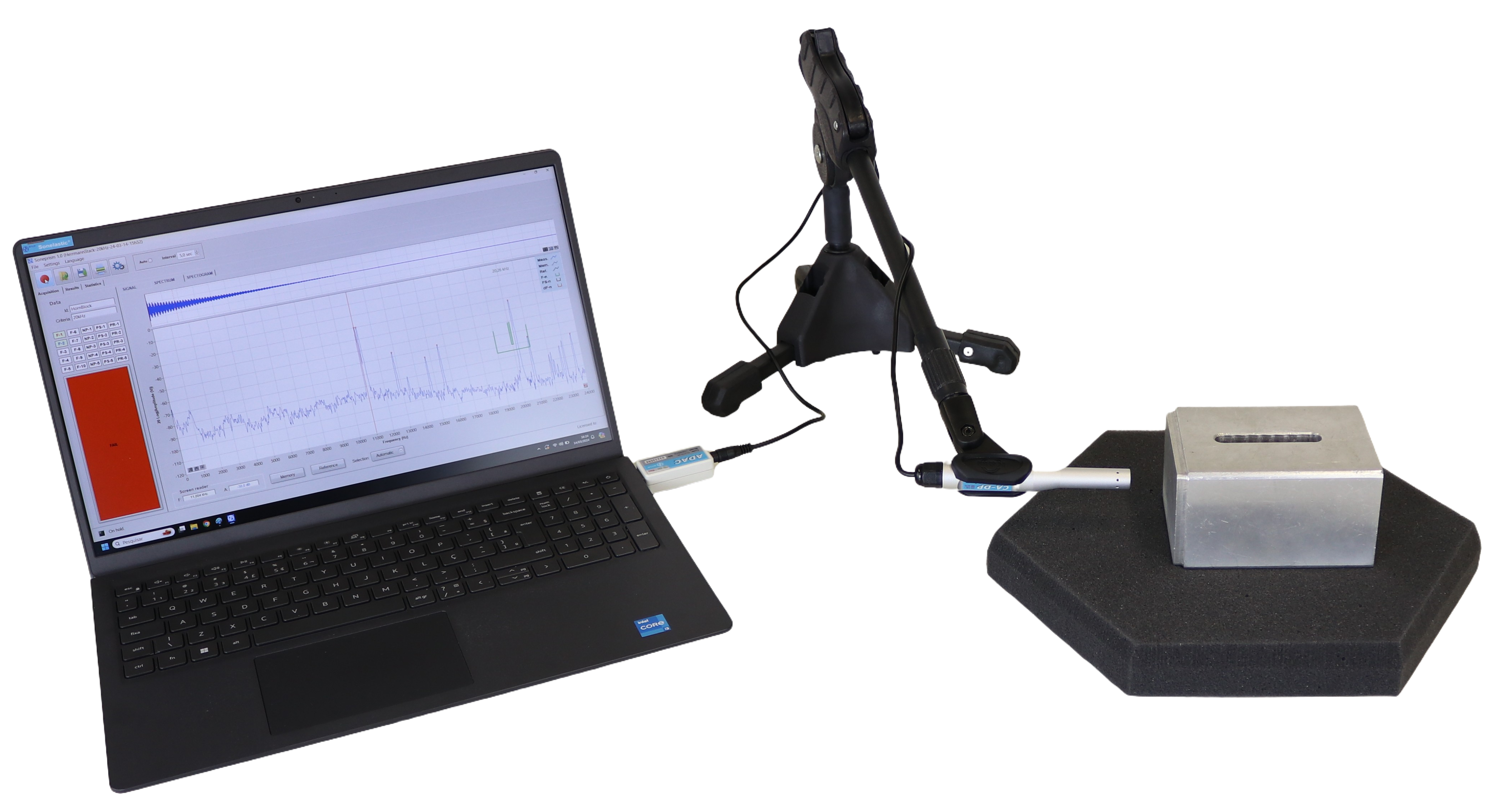 Sintonización de sonotrodo de soldadura por ultrasonido utilizando el Software Soneteste
